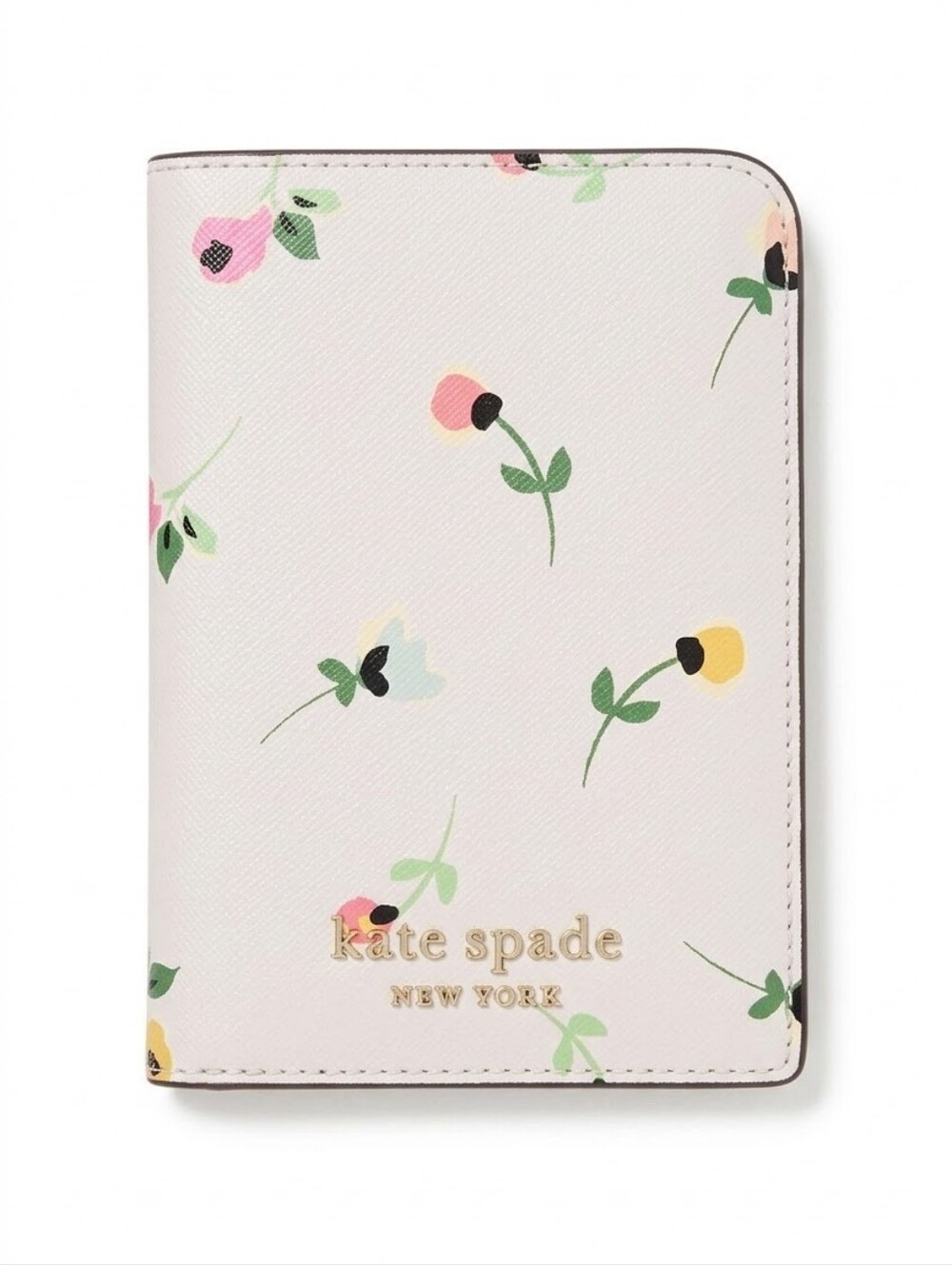 kate spade Cameron  Floral Ditsy Passport Holder In Lavender